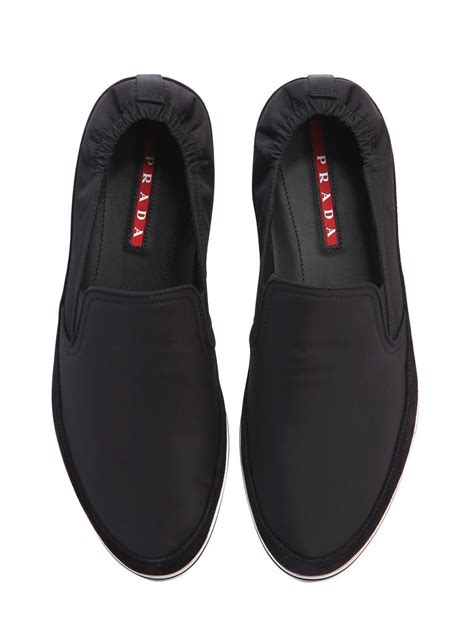 prada sneakers on sale men's|prada men's slip on sneakers.